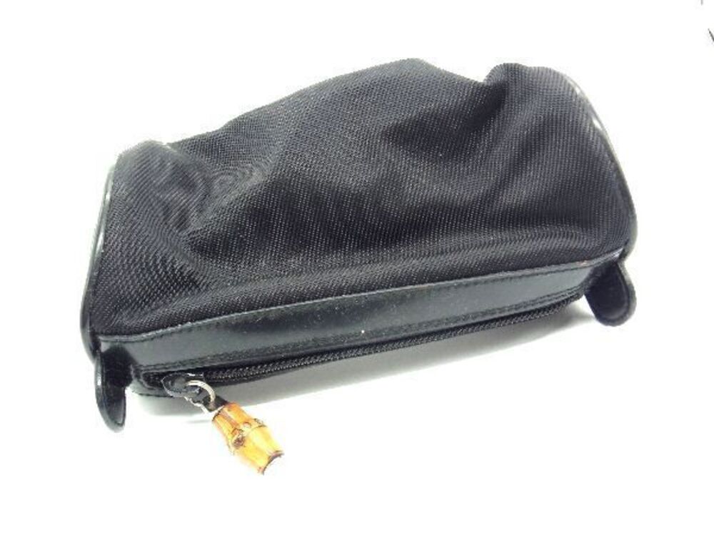 Gucci Multi Canvas Cosmetic Clutch Black